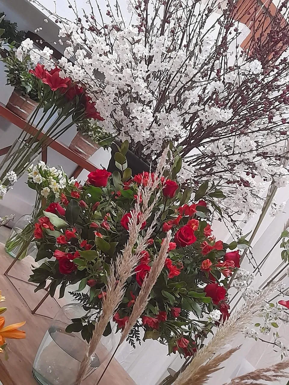 Boda tonos rojos Santiago Chile - foto 5