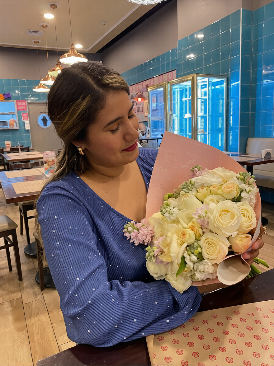 Entrega de ramo a domicilio